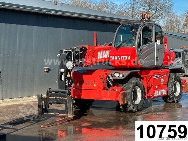 Hochbaukran MANITOU MRT 2150+Privilege Gabel+Korb+Seilwinde+Funk
