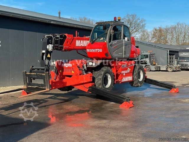 Hochbaukran MANITOU MRT 2150+Privilege Gabel+Korb+Seilwinde+Funk