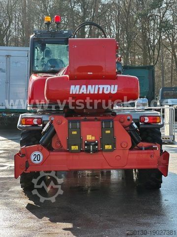 Hochbaukran MANITOU MRT 2150+Privilege Gabel+Korb+Seilwinde+Funk
