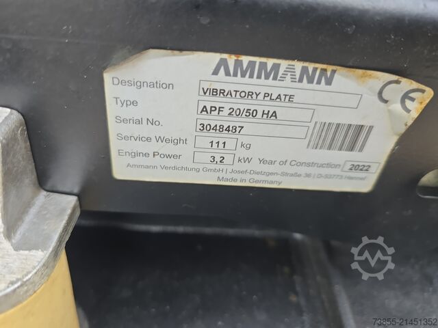Hand compactor Ammann APF 2050