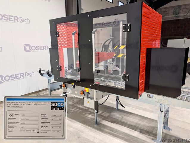 Carton erector + Tape sealer Soco System BE 2300 ATS L + T-4000