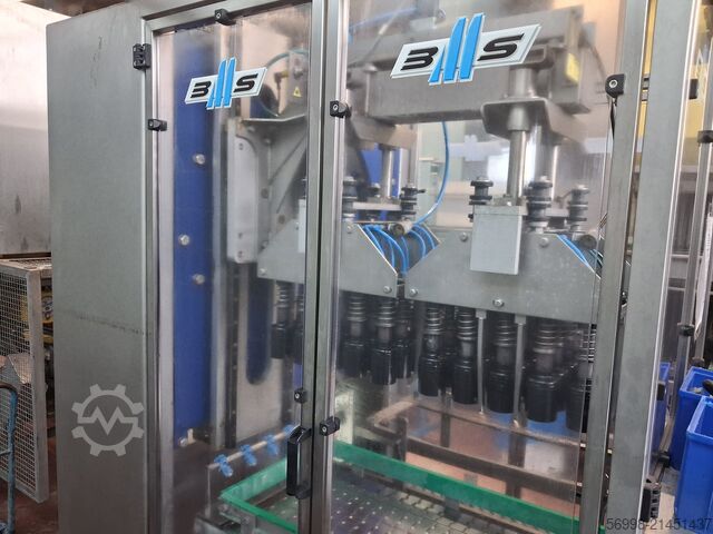 Beverage production machine BMS Einpacker 100 2 Kopf Auspacker 100 2 Kop