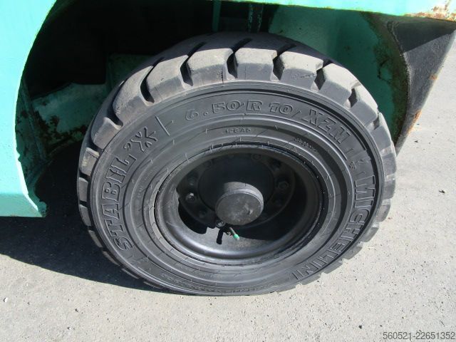 Diesel Forklift Mitsubishi FD30N - Zinkenversteller + Seitenschieber