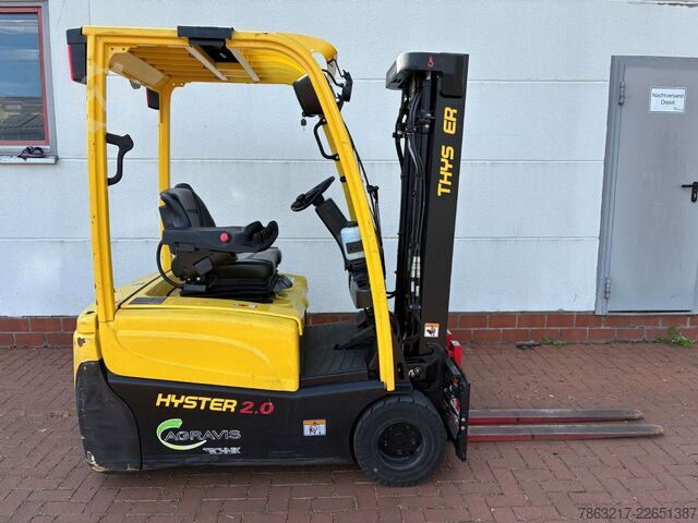 Electric 3-wheel forklift Hyster J 2.0 XNT MWB