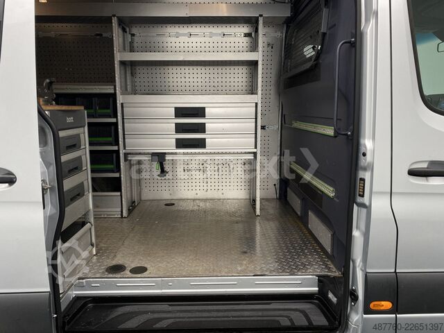 High top van MERCEDES-BENZ Sprinter 516 CDI *WERKSTATT* 360°+AHK+STANDHEIZU