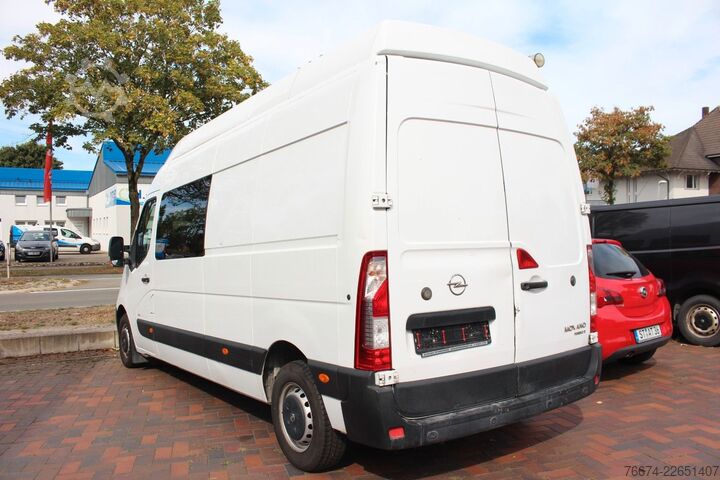 Kastenwagen hoch OPEL Movano B Doka L3H3 6 Sitzer AHK Navi