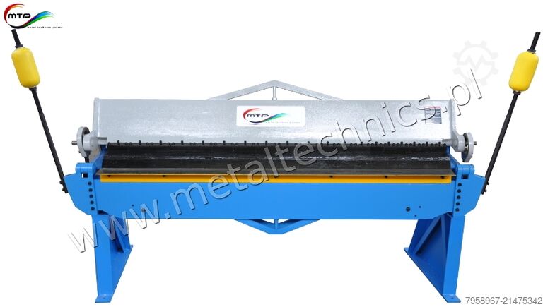 Segmentierte Blechbiegemaschine 2540 × 2 Metal Technics Polska ZAGINARKA DO BLACHY MTP 2540 x 2.5 mm