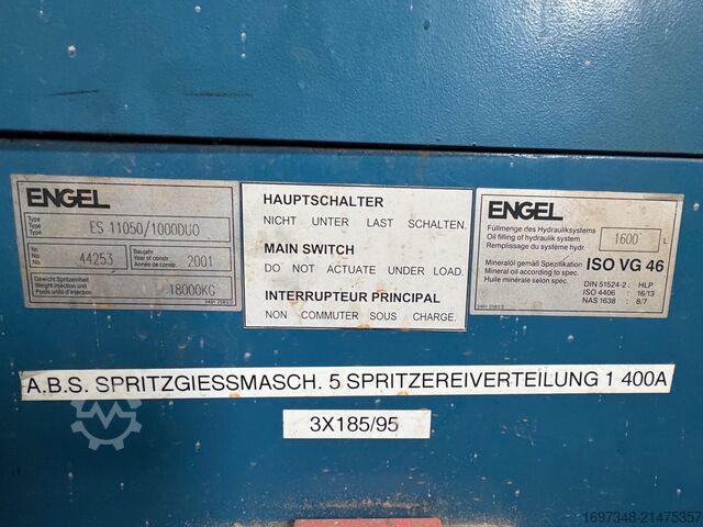 Spritzgießmaschine ENGEL 1000DUO