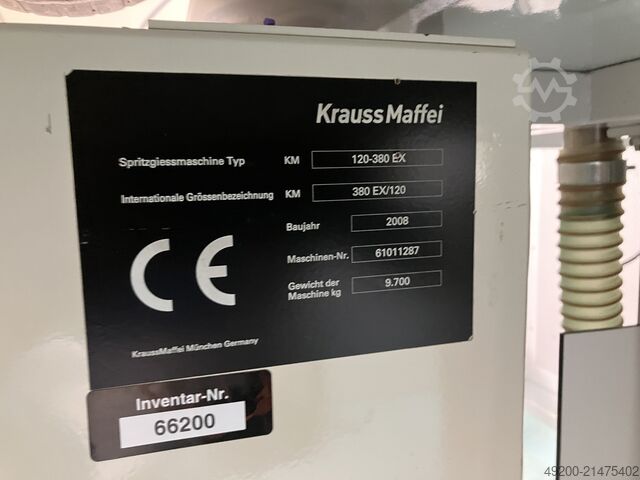 Spritzgießmaschine KraussMaffei KM 120-380 EX