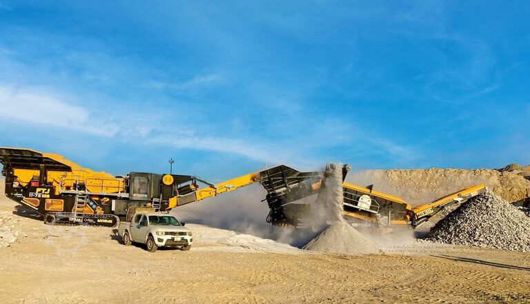 Raupenmobiles Grobsieb FABO Tracked Screen Mobile Screening Plant FTJ-1175 FTB-1550