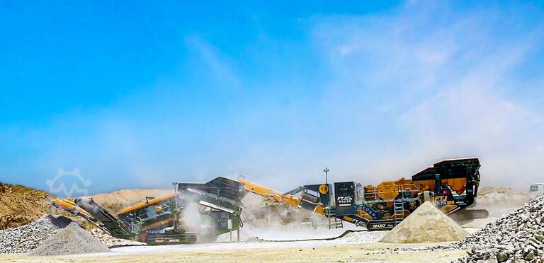 Raupenmobiles Grobsieb FABO Tracked Screen Mobile Screening Plant FTJ-1175 FTB-1550