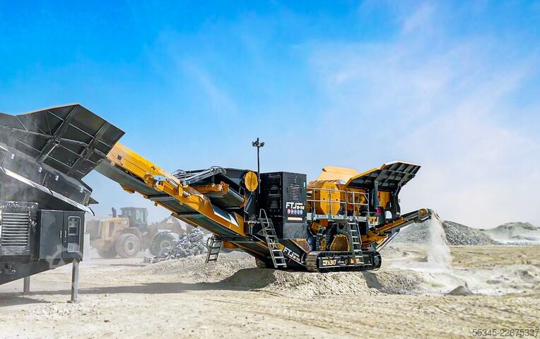 Raupenmobiles Grobsieb FABO Tracked Screen Mobile Screening Plant FTJ-1175 FTB-1550