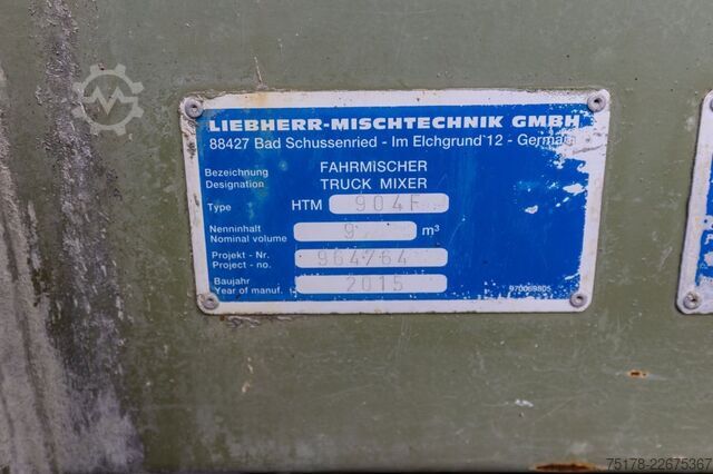 Mixer VOLVO FMX 410+LIEBHERR
