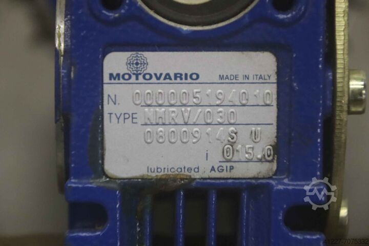 Geared motor 0.09 kW 91 rpm Motovario NMRV/030  T56B4