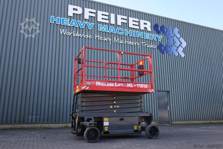 Scherenhebebühne Holland Lift Ecostar HL-11816 Electric, 14m Working Height, 30