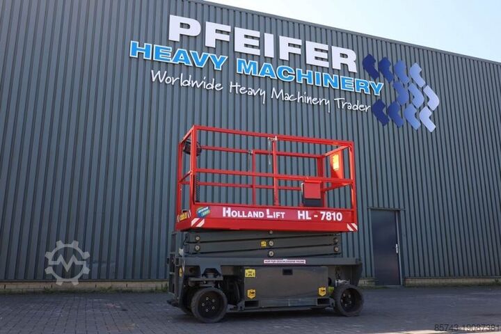 Scissor lift Holland Lift Ecostar HL-7810 Electric, 10m Working Height, 450k