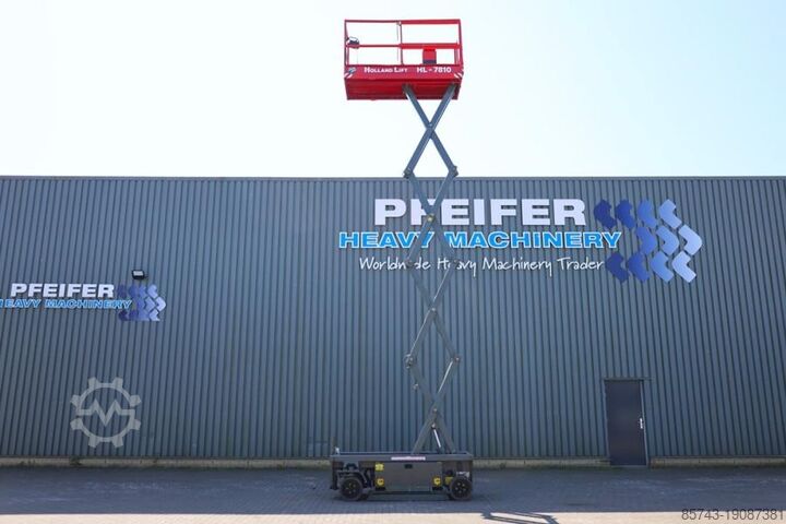 Scissor lift Holland Lift Ecostar HL-7810 Electric, 10m Working Height, 450k