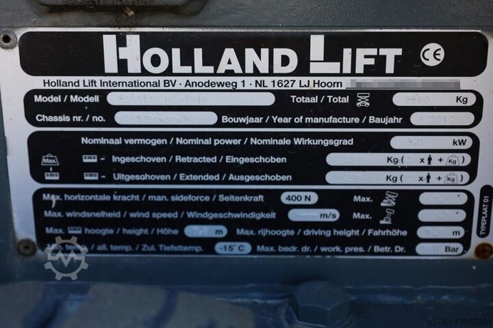 Scissor lift Holland Lift Ecostar HL-7810 Electric, 10m Working Height, 450k