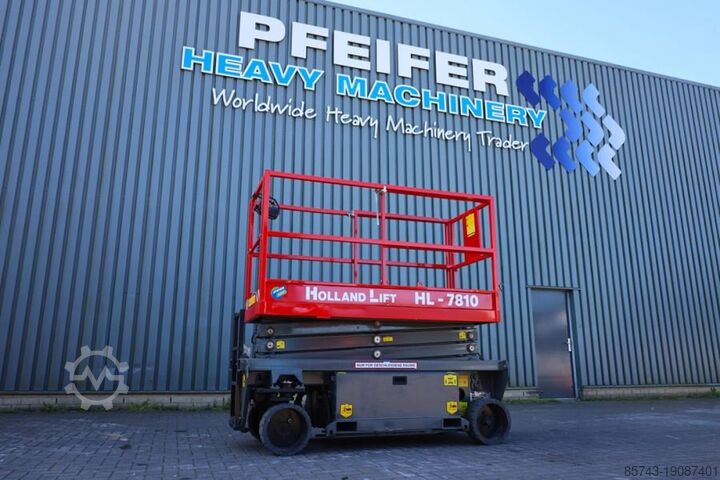 Scissor lift Holland Lift Ecostar HL-7810 Electric, 10m Working Height, 450k