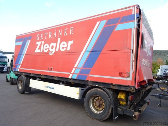Box trailer KRONE 2Achs Schwenkwand*7,3 m*2 to LBW*technisch Top!!