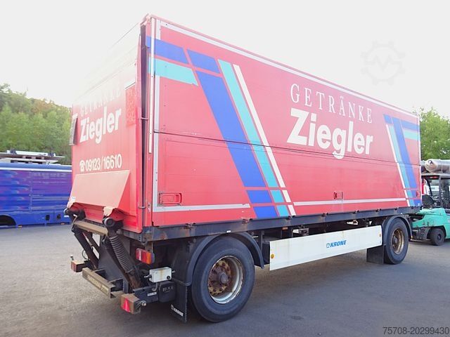 Box trailer KRONE 2Achs Schwenkwand*7,3 m*2 to LBW*technisch Top!!