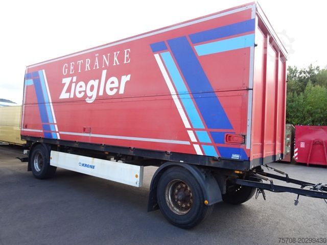 Box trailer KRONE 2Achs Schwenkwand*7,3 m*2 to LBW*technisch Top!!