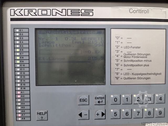 Krones Contiroll 720-15-1 Heißleimetikettierer (2000) Krones Heißleimetikettierer