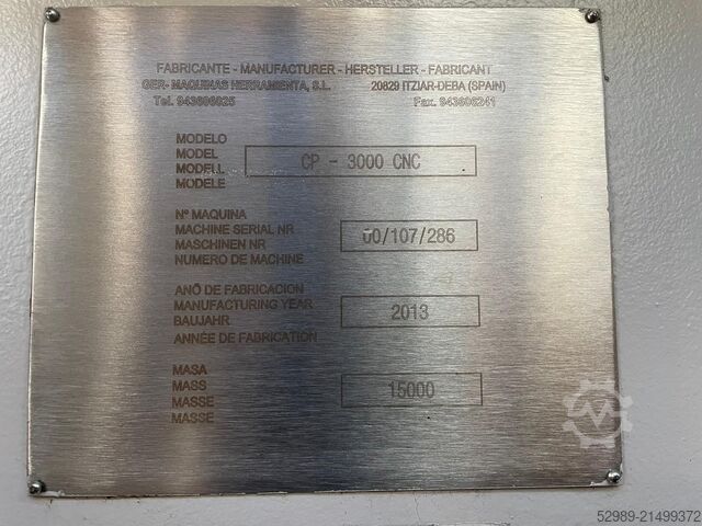 Schleifmaschine - DMG MORI CP-3000 CNC DMG MORI GER CP-3000 CNC
