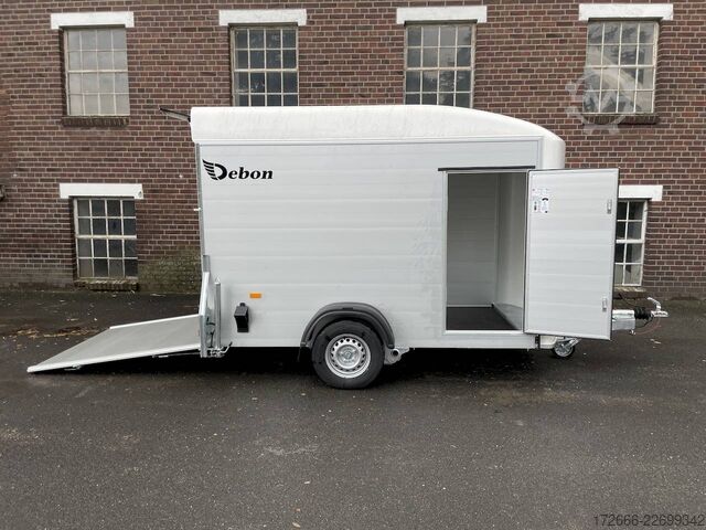 Box trailer Debon CHEVAL LIBERTE DEBON C300 ALU ROADSTER WEISS +SEITENTÜR