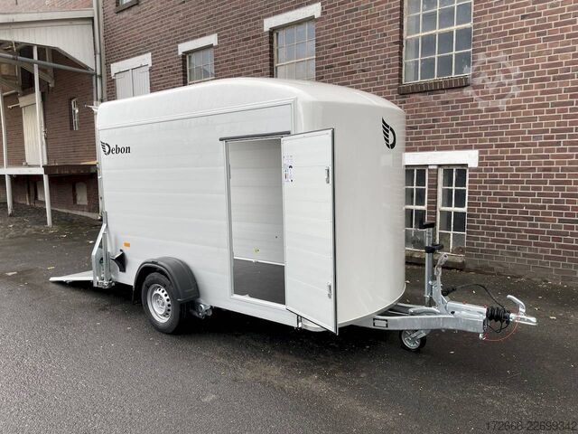 Box trailer Debon CHEVAL LIBERTE DEBON C300 ALU ROADSTER WEISS +SEITENTÜR