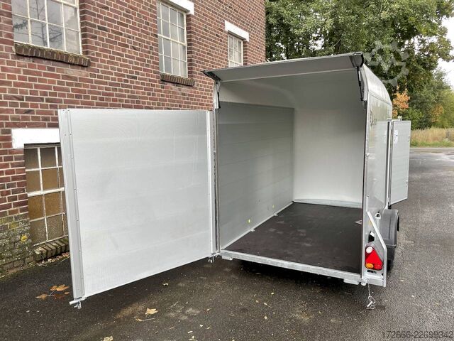 Box trailer Debon CHEVAL LIBERTE DEBON C300 ALU ROADSTER WEISS +SEITENTÜR