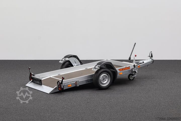 Low-loader trailer Vezeko HUSKY F 08.25 246X127X10CM 750KG ABSENKER
