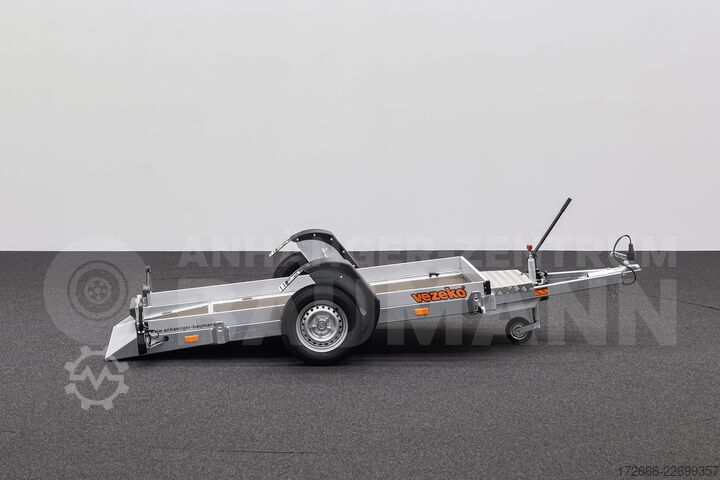 Low-loader trailer Vezeko HUSKY F 08.25 246X127X10CM 750KG ABSENKER