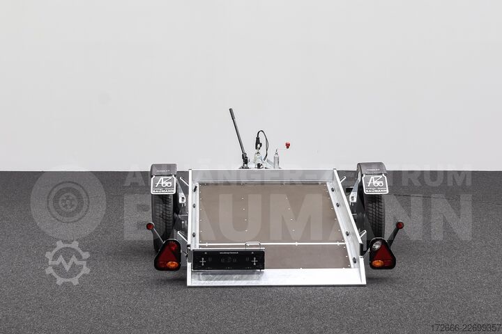 Low-loader trailer Vezeko HUSKY F 08.25 246X127X10CM 750KG ABSENKER