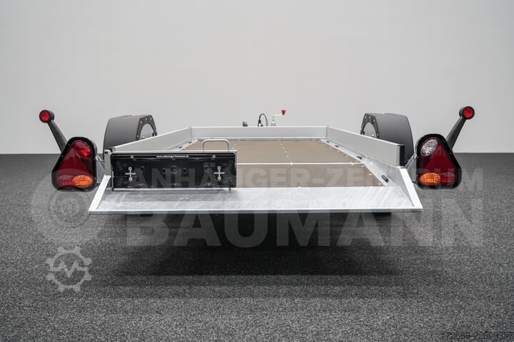 Low-loader trailer Vezeko HUSKY F 08.25 246X127X10CM 750KG ABSENKER