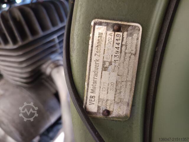 Oldtimer-Motorrad MS ES 250 Militär MZ Motorradwerk Zschopau MS ES 250 / 2A