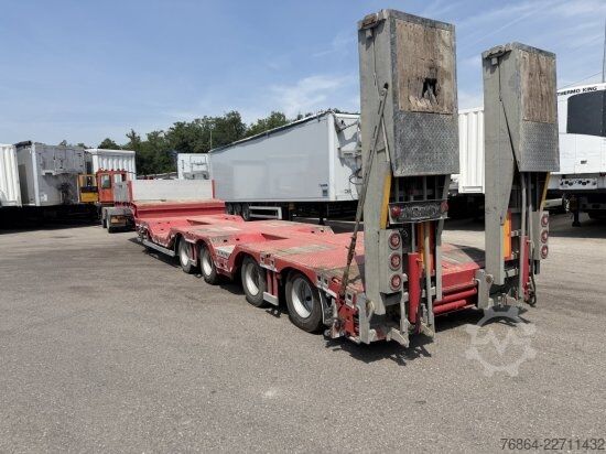 Tieflader-Sattelauflieger Bodex BODEX , 4-ACHS TIEFLADER, RADMULDEN, LIFTACHSE, NACHLAUFACHSE