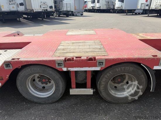 Tieflader-Sattelauflieger Bodex BODEX , 4-ACHS TIEFLADER, RADMULDEN, LIFTACHSE, NACHLAUFACHSE