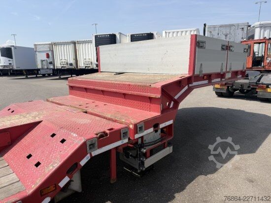 Tieflader-Sattelauflieger Bodex BODEX , 4-ACHS TIEFLADER, RADMULDEN, LIFTACHSE, NACHLAUFACHSE