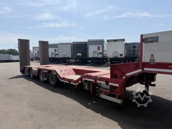 Tieflader-Sattelauflieger Bodex BODEX , 4-ACHS TIEFLADER, RADMULDEN, LIFTACHSE, NACHLAUFACHSE