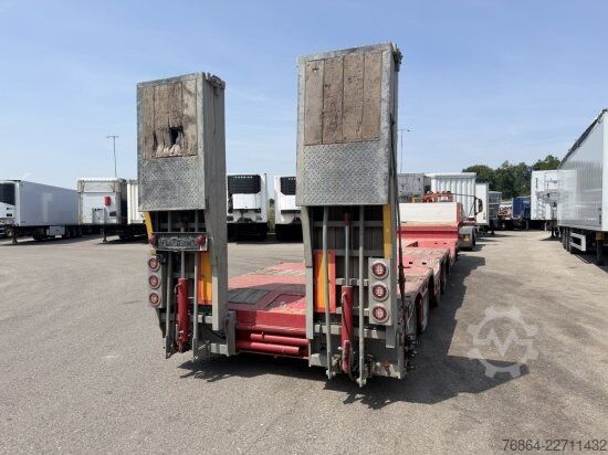 Tieflader-Sattelauflieger Bodex BODEX , 4-ACHS TIEFLADER, RADMULDEN, LIFTACHSE, NACHLAUFACHSE