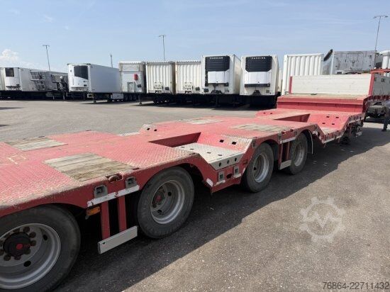 Tieflader-Sattelauflieger Bodex BODEX , 4-ACHS TIEFLADER, RADMULDEN, LIFTACHSE, NACHLAUFACHSE