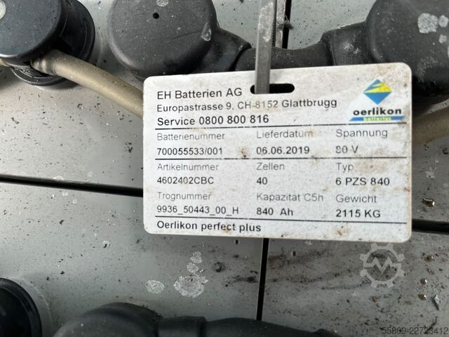 Elektro 4 Rad-Stapler Linde E50HL 01/ 3+4 Ventil/ SS/ ZV