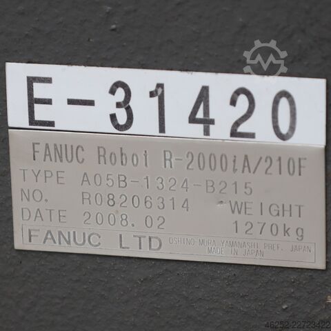 Industrieroboter FANUC R-2000iA/210F mit R-J3iB und Bediengerät
