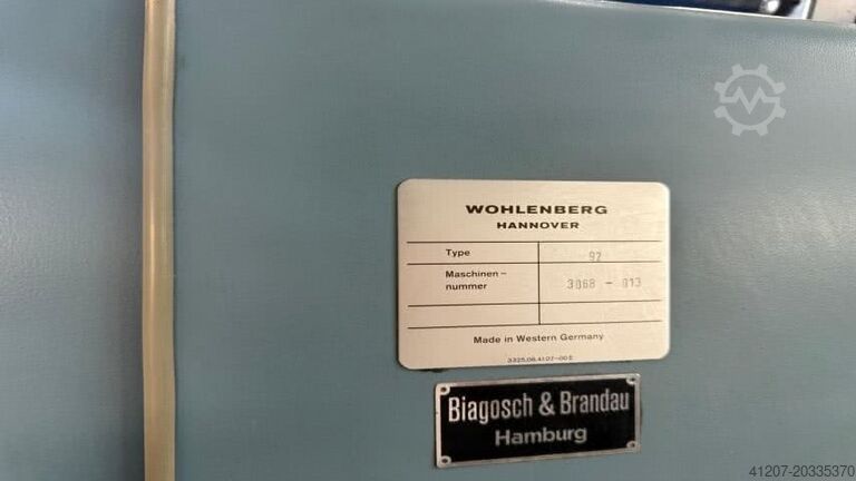 Guillotine Wohlenberg 92