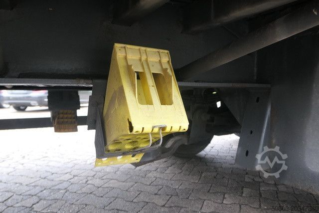 Low loader trailer MEUSBURGER MPJ 3, Rampen, Luft-Lift, Bordwände, Container