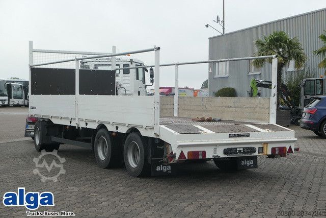 Open trailer MEUSBURGER MPJ 3, Rampen, Luft-Lift, Bordwände, Container