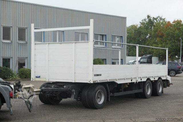 Open trailer MEUSBURGER MPJ 3, Rampen, Luft-Lift, Bordwände, Container