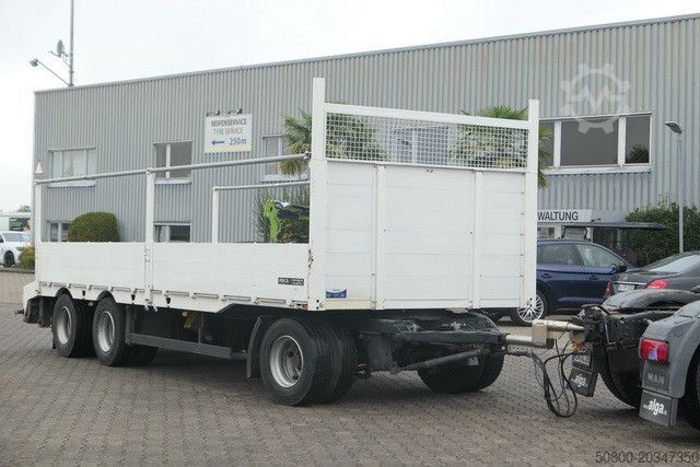 Trailer with working platform MEUSBURGER MPJ 3, Rampen, Luft-Lift, Bordwände, Container