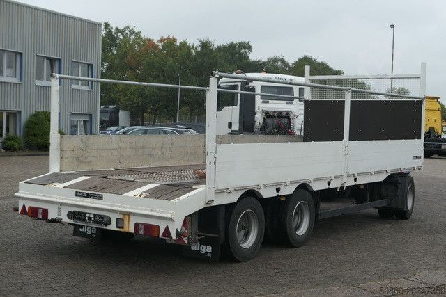 Trailer with working platform MEUSBURGER MPJ 3, Rampen, Luft-Lift, Bordwände, Container